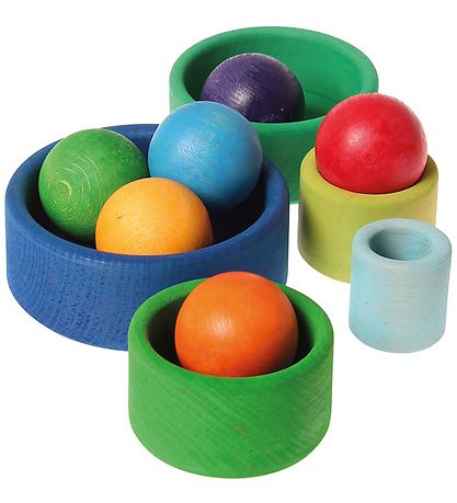 Grimms Holzspielzeug - Stapelschalen - 5 Teile - Ocean