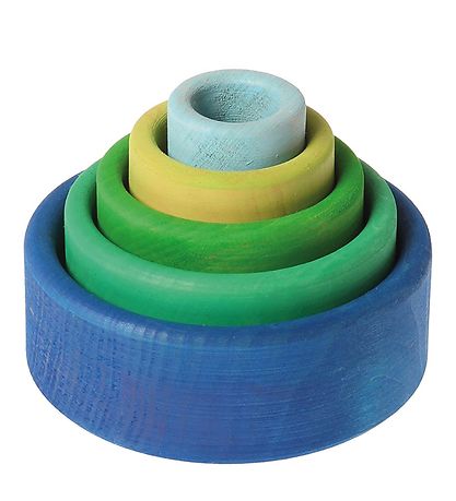 Grimms Holzspielzeug - Stapelschalen - 5 Teile - Ocean