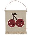 OYOY Wall Tapestry - Cherry on Top - Red