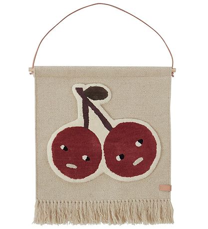 OYOY Wall Tapestry - Cherry on Top - Red