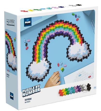 Plus-Plus Puzzel Stad Nummer - 500 st. - Rainbow