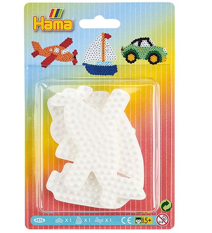 Hama Midi Pegboard - 3 pcs Car/Flight/Sailing ship