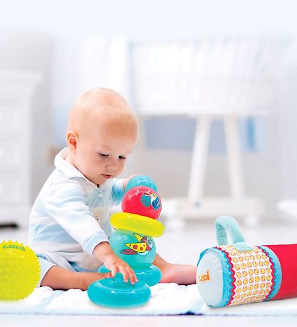 Ludi Play Set w. Balls/Rings - Multi