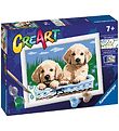 Ravensburger CreArt Malset - Cute Puppies