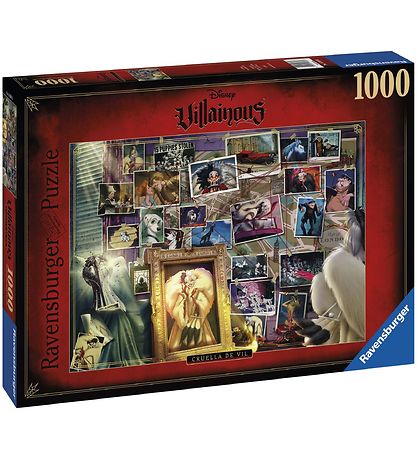 Ravensburger Puzzle Game - 1000 Bricks - Villainous - Cruella De