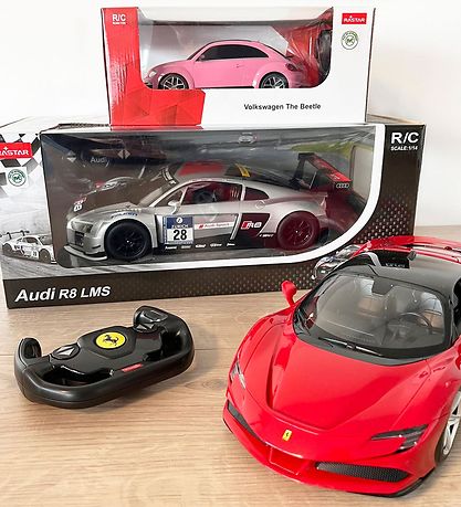 Rastar Remote Control Car w. Light - Audi R8 LMS - 1:14