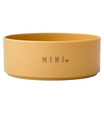Design Letters Bowl - Mini Favourite - Mustard