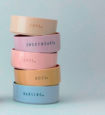 Design Letters Bowl - Mini Favourite - Mustard