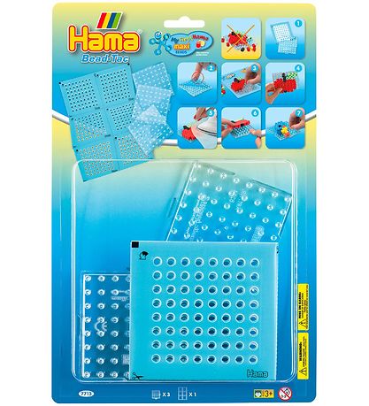 Hama Maxi Bead Set - 3 pcs + 1 Sticker - Squares