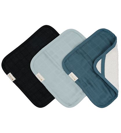 Fabelab Þvottastykki - 3 Pakki - 22x22 - Tunglgeisli