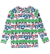 Småfolk Badebluse - UV50+ - Cream m. Svømmebassin