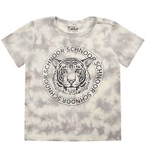 Petit by Sofie Schnoor T-shirt - Julius - Warm Grey w. Tiger