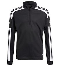adidas Performance Träningsblus - SQ21 - Svart m. Vit