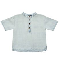 Petit by Sofie Schnoor Shirt s/s - Blue w. Buttons