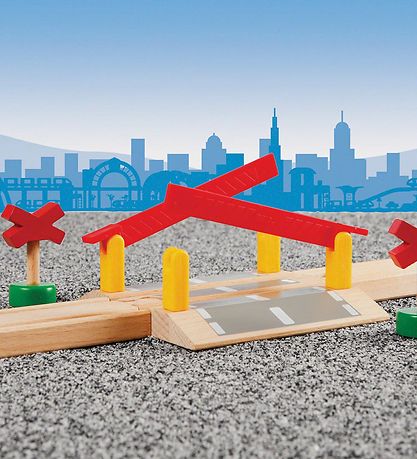 BRIO Järnvägskorsning - 4 delar - Trä 33388