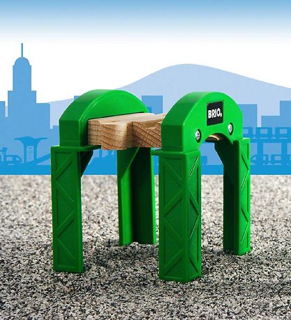 BRIO World Bridge pillars - Green 33253