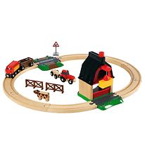 BRIO World Bóndabýli Í sveitinni Sett - 20 Partar - Tré 33719