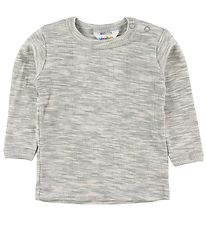 Joha Long Sleeve Top - Grey Melange 