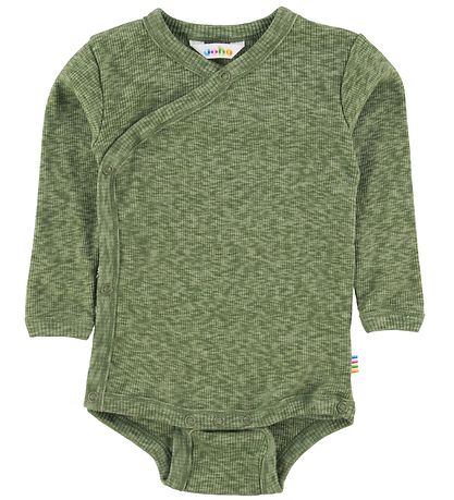Joha Wrap Body l/s - Melange Green