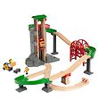 BRIO World Railway w. Warehouse building - 32 Parts - Løft & Læs
