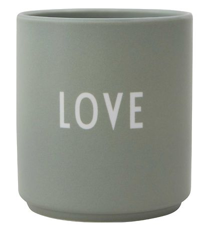 Design Letters Becher - Favourite - Love Papa - Mattgrün
