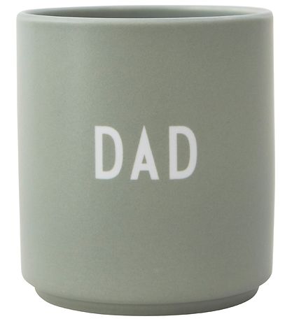 Design Letters Becher - Favourite - Love Papa - Mattgrün