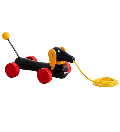 BRIO Kleinkind Ziehspielzeug - Dackel - Dachshund 30332