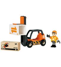 BRIO World Lyftari M. Aukabúnaður - 9 cm - Appelsína/Svart 33573