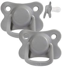 Filibabba Pacifiers - 2-Pack - M desert grey