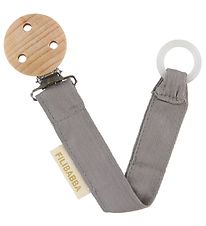 Filibabba Pacifier Clip - M desert grey