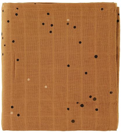 Done By Deer Swaddle - 120x120 - 2-pack - Dreamy Dots - Mustard