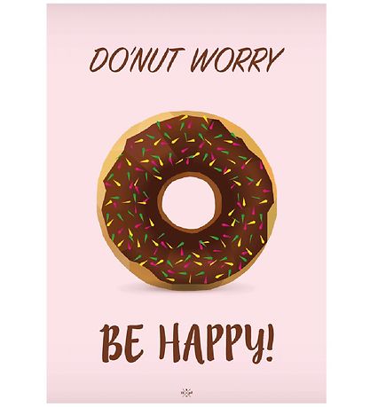 Citatplakat Poster - A4 - Do´nut Worry