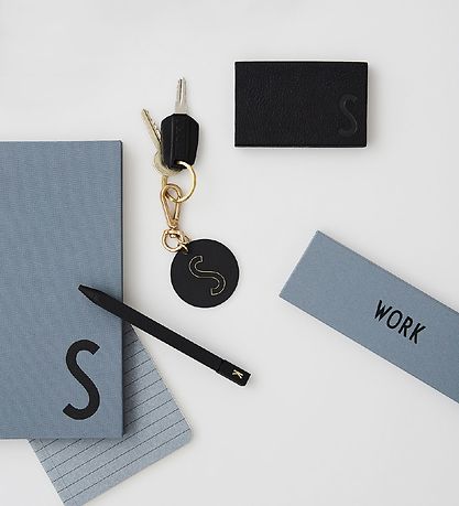 Design Letters Pencil Case - Work - Grey