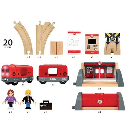 BRIO World Metroset - Rood 33513