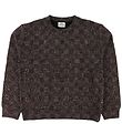 Mads Nørgaard Long Sleeve Top - Talinka - Black Check