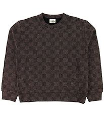 Mads Nørgaard Long Sleeve Top - Talinka - Black Check