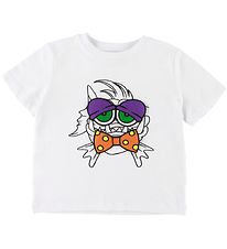 Stella McCartney Kids T-shirt - White w. Fish/Patches