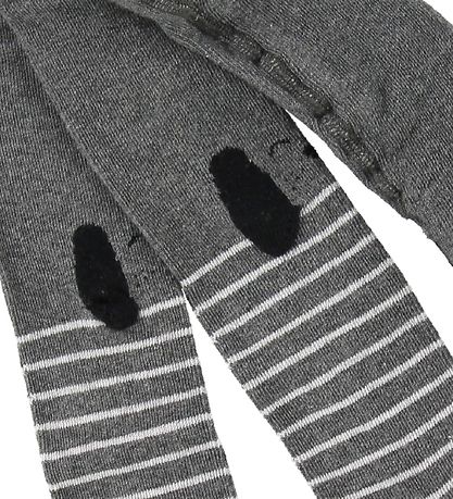 Melton Panty's - Grijs/Wit