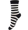 Melton Socken - Schwarz/Weiß gestreift