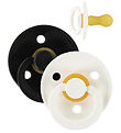 BIBS Colour Schnuller - Gr. 1 - 2er-Pack - Rund - Black/White