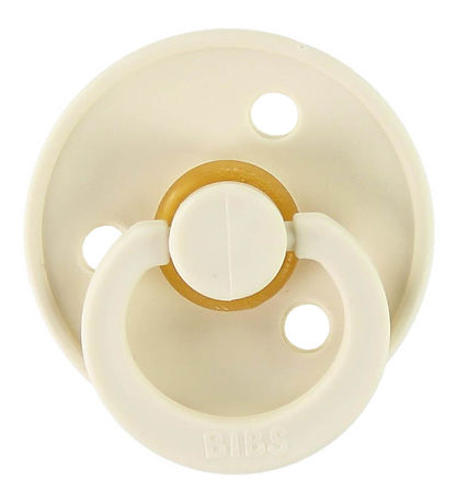 BIBS Colour Pacifiers - Size 2 - 2-Pack - Round - Sage/Ivory