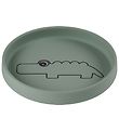 Done By Deer Plate - Silicone - Croco - Green