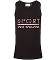 Sport Town Sofie Schnoor Top - Pi - Black/Pink w. Logo