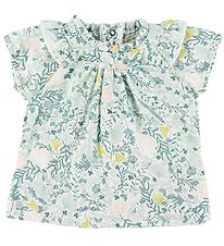 En Fant T-shirt - White w. Leaves