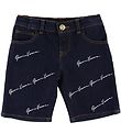 Shorts Versace - Denim - Marine av. Imprimés Logo