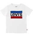 Levis Stuttermabolur - Hvítur M. Lógó
