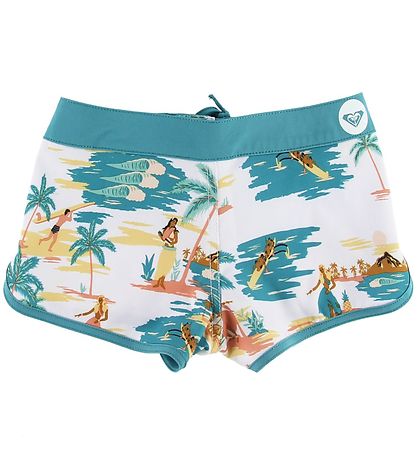 Roxy Shorts - White/Petrol