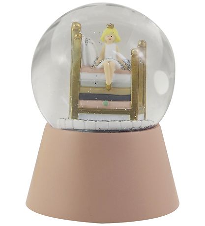 Kids by Friis Snow Globe w. Lights - D:11 cm - Princess And The 