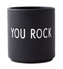 Design Letters Cup - Favourite - Porcelain - Black You Rock