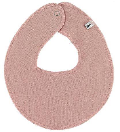 Pippi Baby Teething Bib - Round - Misty Rose